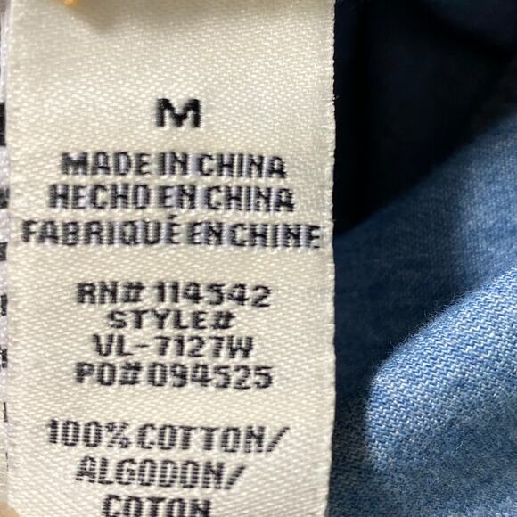 Dollhouse Blue‎ Denim Romper Shortalls Women M Distress Utility Roll Tab Sleeve - Picture 6 of 11